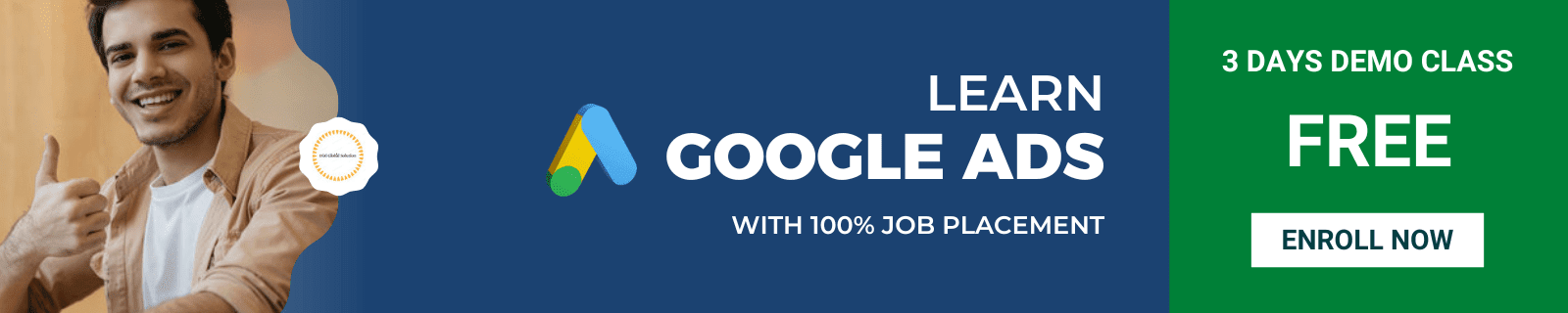 Learn Google Ads with 100% Job Placement